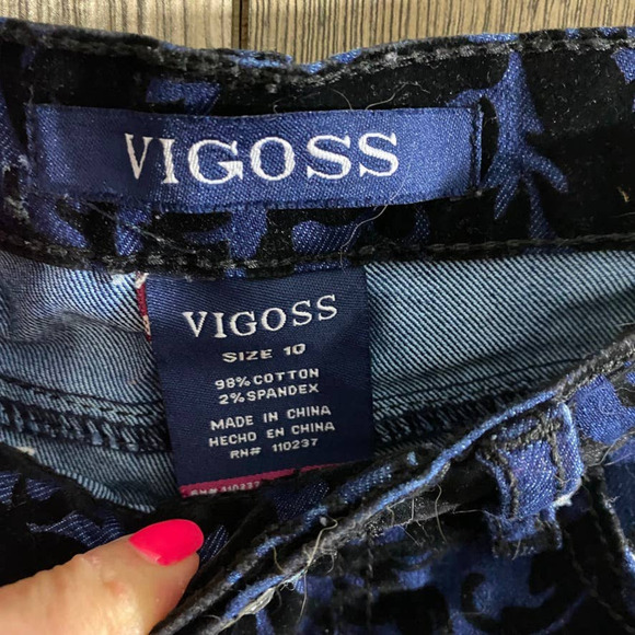 VIGOSS girls velvet jeans size 10 - Picture 2 of 4